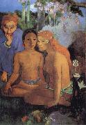 Paul Gauguin Contes barbares oil on canvas